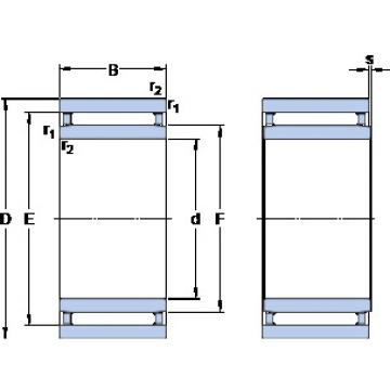 Cylindrical Roller Bearings NAO 12x24x13 SKF