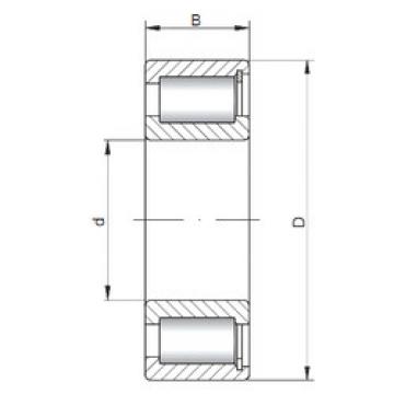 cylindrical bearing nomenclature SL182222 ISO