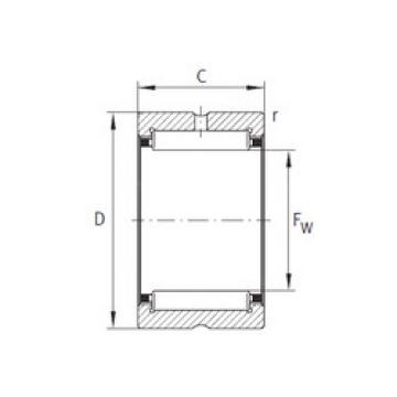 Needle Roller Bearing Manufacture NKS25-XL INA