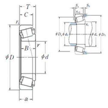 tapered roller bearing axial load HR30308DJ NSK