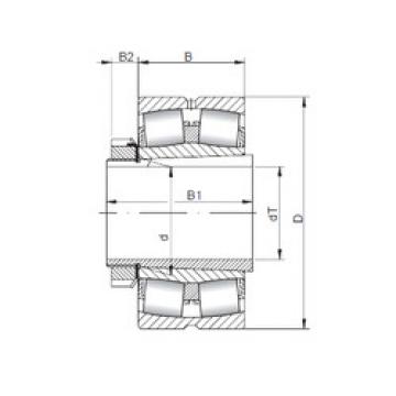 spherical roller bearing axial load 239/750 KCW33+H39/750 CX