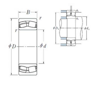 spherical roller bearing axial load 24044CE4 NSK