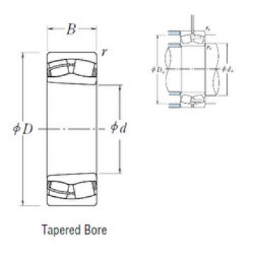 spherical roller bearing axial load 24028CK30E4 NSK