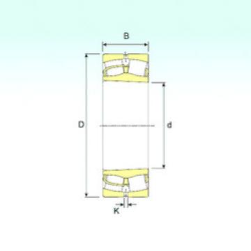 spherical roller bearing axial load 239/710 K ISB