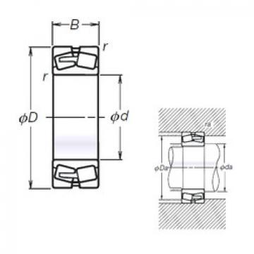 spherical roller bearing axial load TL22320EAE4 NSK