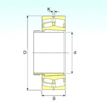 spherical roller bearing axial load 240/500 EK30W33+AOH240/500 ISB