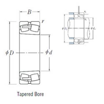 spherical roller bearing axial load 23996CAKE4 NSK