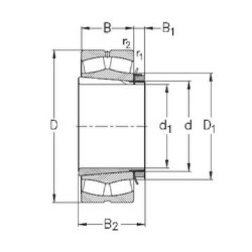 spherical roller bearing axial load 239/710-K-MB-W33+OH39/710-H NKE