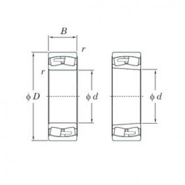 spherical roller bearing axial load 24056RHAK30 KOYO