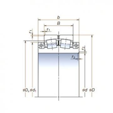 spherical roller bearing axial load SL850-7 NSK