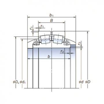 spherical roller bearing axial load 950SLPT1451 NSK