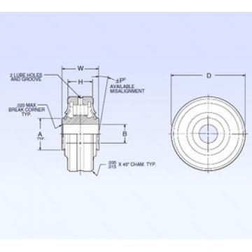 spherical roller bearing axial load ASR10-2A NMB