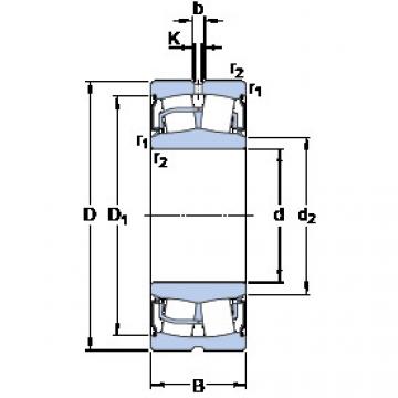 spherical roller bearing axial load BS2-2207-2RS/VT143 SKF