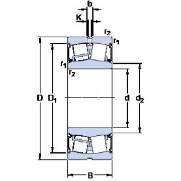 spherical roller bearing axial load BS2-2311-2RS/VT143 SKF