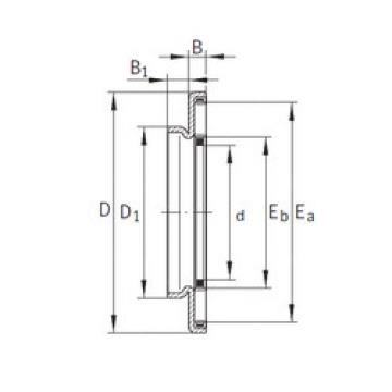 needle roller thrust bearing catalog AXW15 INA