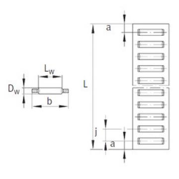 needle roller thrust bearing catalog BF12022 INA