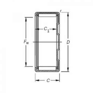 needle roller thrust bearing catalog BK0609 Timken