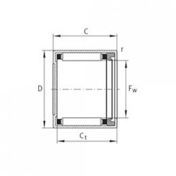 needle roller thrust bearing catalog BK2018-RS" INA