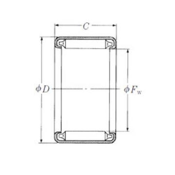 needle roller thrust bearing catalog F-2812 NSK