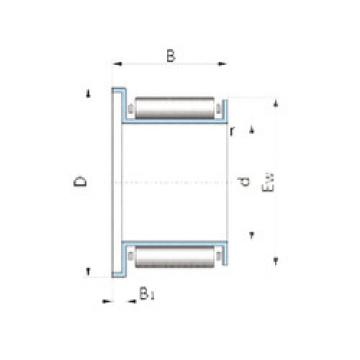 needle roller thrust bearing catalog F-205337 INA