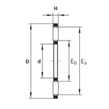 needle roller thrust bearing catalog F-80045 INA