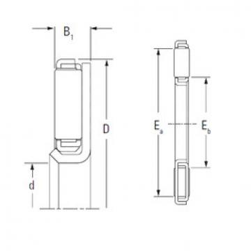 needle roller thrust bearing catalog FNTF-2342 Timken