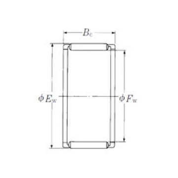 needle roller thrust bearing catalog FWF-121713 NSK