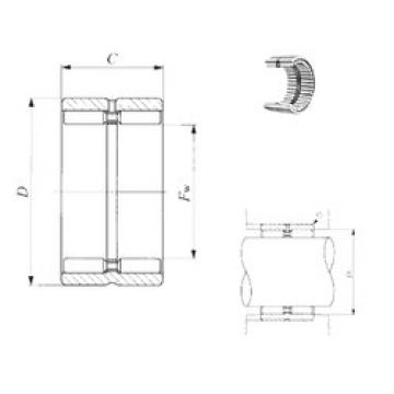 needle roller thrust bearing catalog GBR 405228 IKO