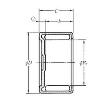 needle roller thrust bearing catalog HCK1015 NTN