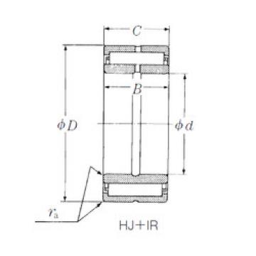 needle roller thrust bearing catalog HJ-243320+IR-192420 NSK