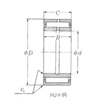 needle roller thrust bearing catalog HJ-8811248 + IR-728848 NSK