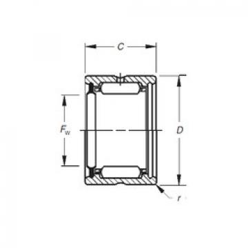 needle roller thrust bearing catalog HJ-283720RS Timken