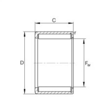 needle roller thrust bearing catalog HN2520 INA