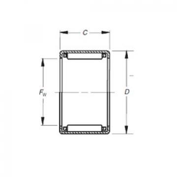 needle roller thrust bearing catalog J-3616 Timken