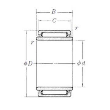 needle roller bearing sleeve LM152220 NSK