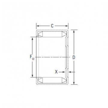 needle roller bearing sleeve M-1071 KOYO