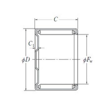 needle roller bearing sleeve MF-1616 NSK