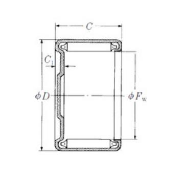 needle roller bearing sleeve MF-1010 NSK