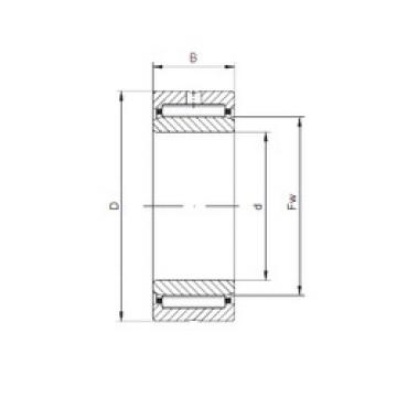 needle roller bearing sleeve NA4005 V CX