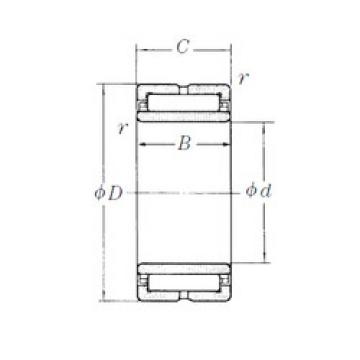 needle roller bearing sleeve NA4826 NSK