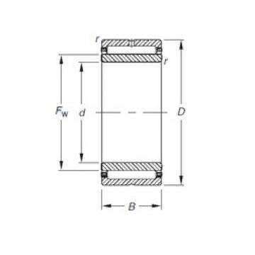 needle roller bearing sleeve NA4907 Timken