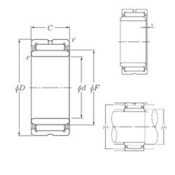 needle roller bearing sleeve NA4822 NTN