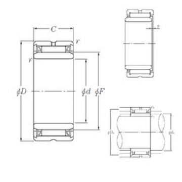 needle roller bearing sleeve NA497 NTN