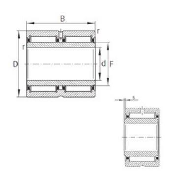 needle roller bearing sleeve NA6914-ZW-XL INA