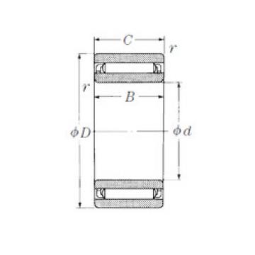 needle roller bearing sleeve NAF102213 NSK