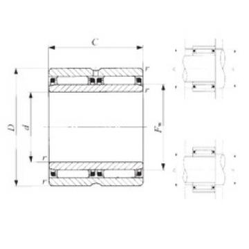 needle roller bearing sleeve NAFW 203526 IKO