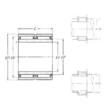 needle roller bearing sleeve NAO-17×30×26ZW NTN