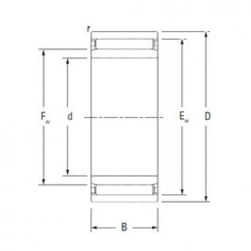 needle roller bearing sleeve NAO12X28X12 KOYO