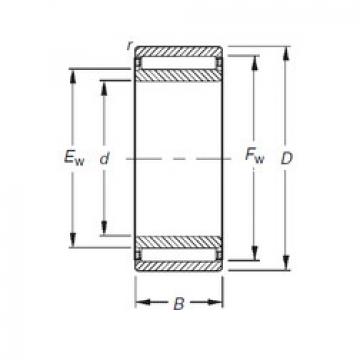 needle roller bearing sleeve NAO10X22X20 Timken