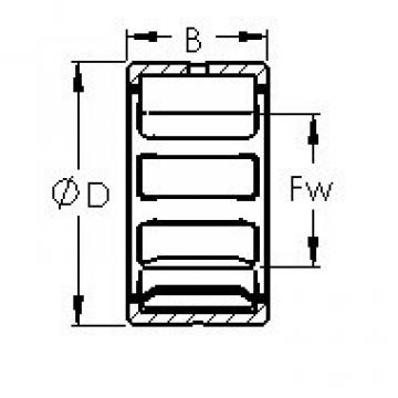 needle roller bearing sleeve NK19/16 AST